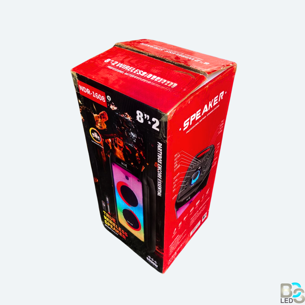 NDR - 1608 Portable Bluetooth Speaker with Wireless Microphone