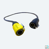 BCS LED Shield Series AC Power Jumper - LP-20 3-Pin Waterproof