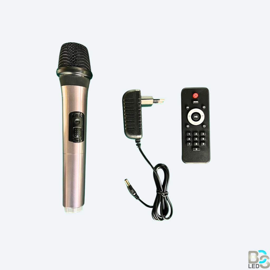 NDR - 1608 Portable Bluetooth Speaker with Wireless Microphone