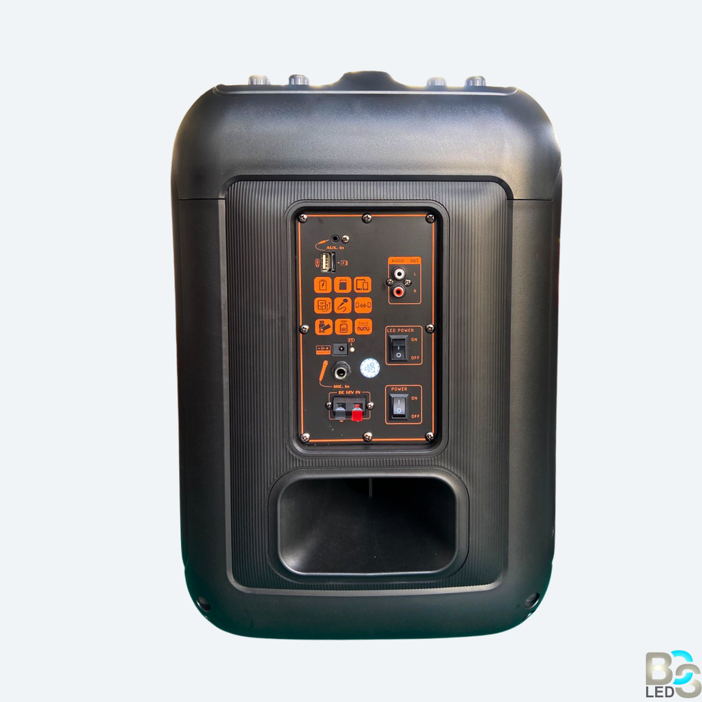 NDR-102A 12 Inch 40W LED Lights Party Speaker