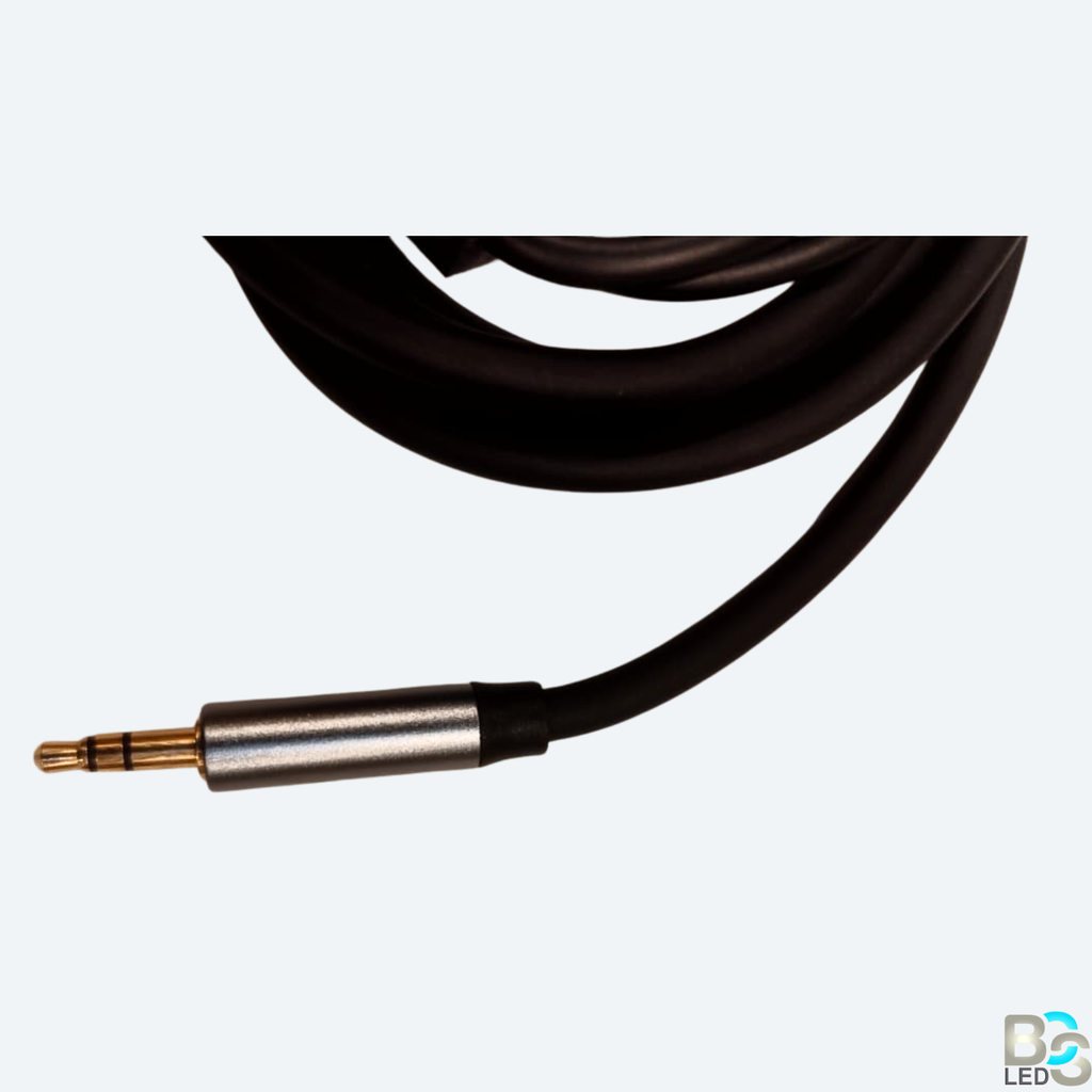BCS LED Professional 3.5mm EP Stereo to 2 x 6.35mm Mono Audio Interconnect Cable - 1.5M