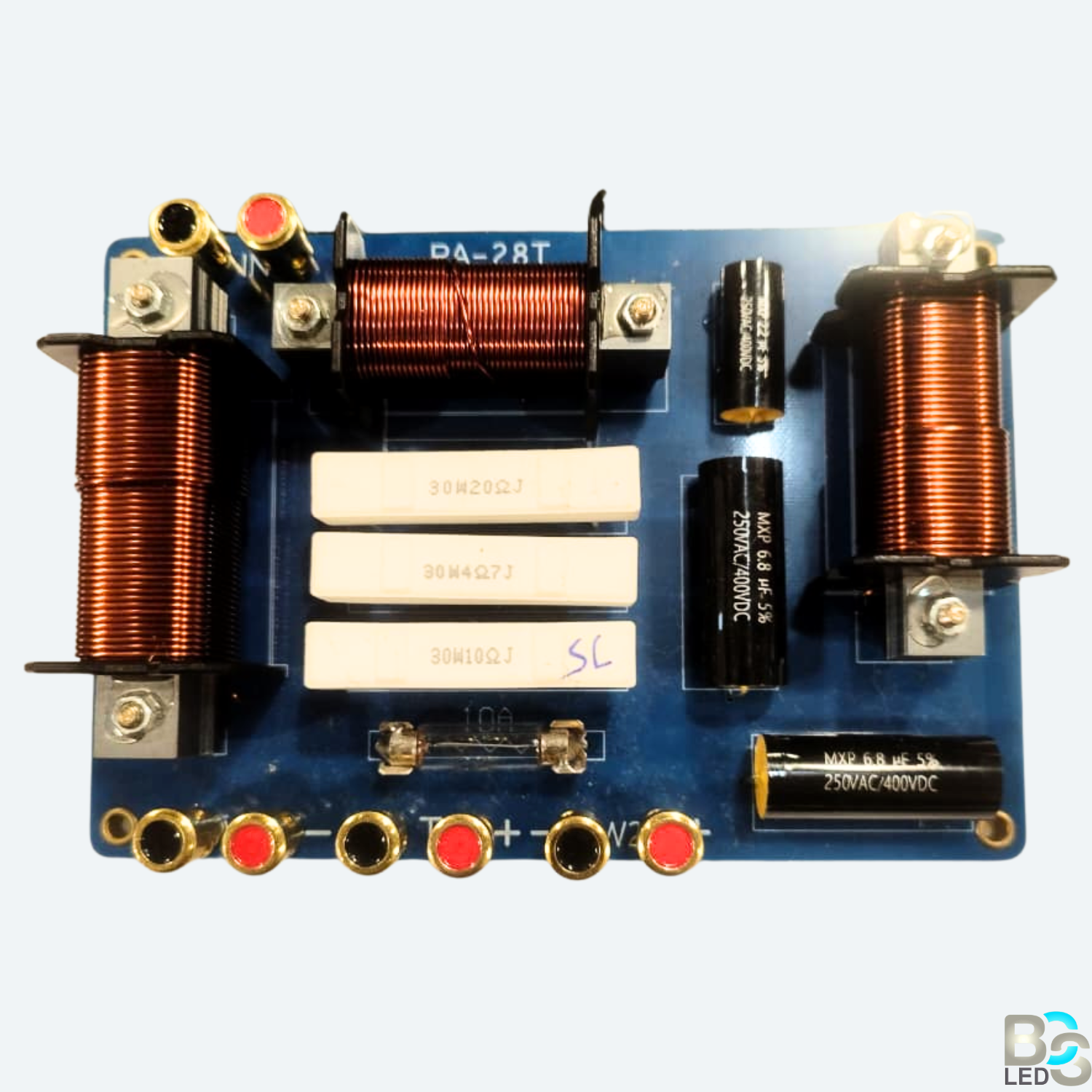 BCS LED High-End Audio Frequency Divider - Professional 3-Way Speaker Crossover Filter