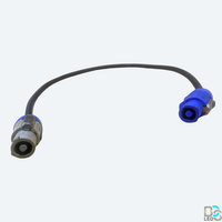 BCS LED Shield Series AC Power Jumper - Locking PowerCON