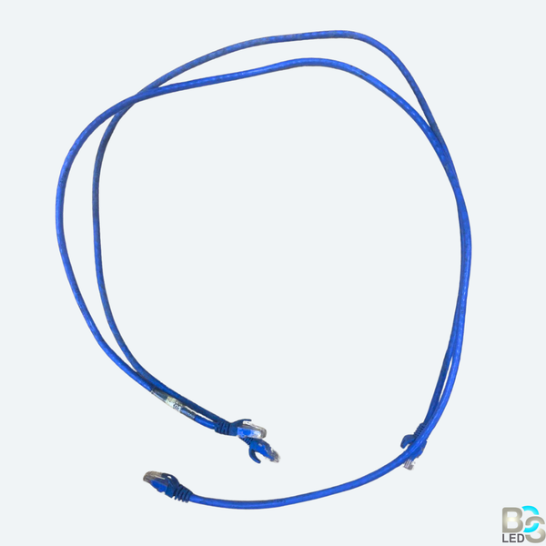 BCS LED Shield Series Signal Cable - Blue Cat5e UTP