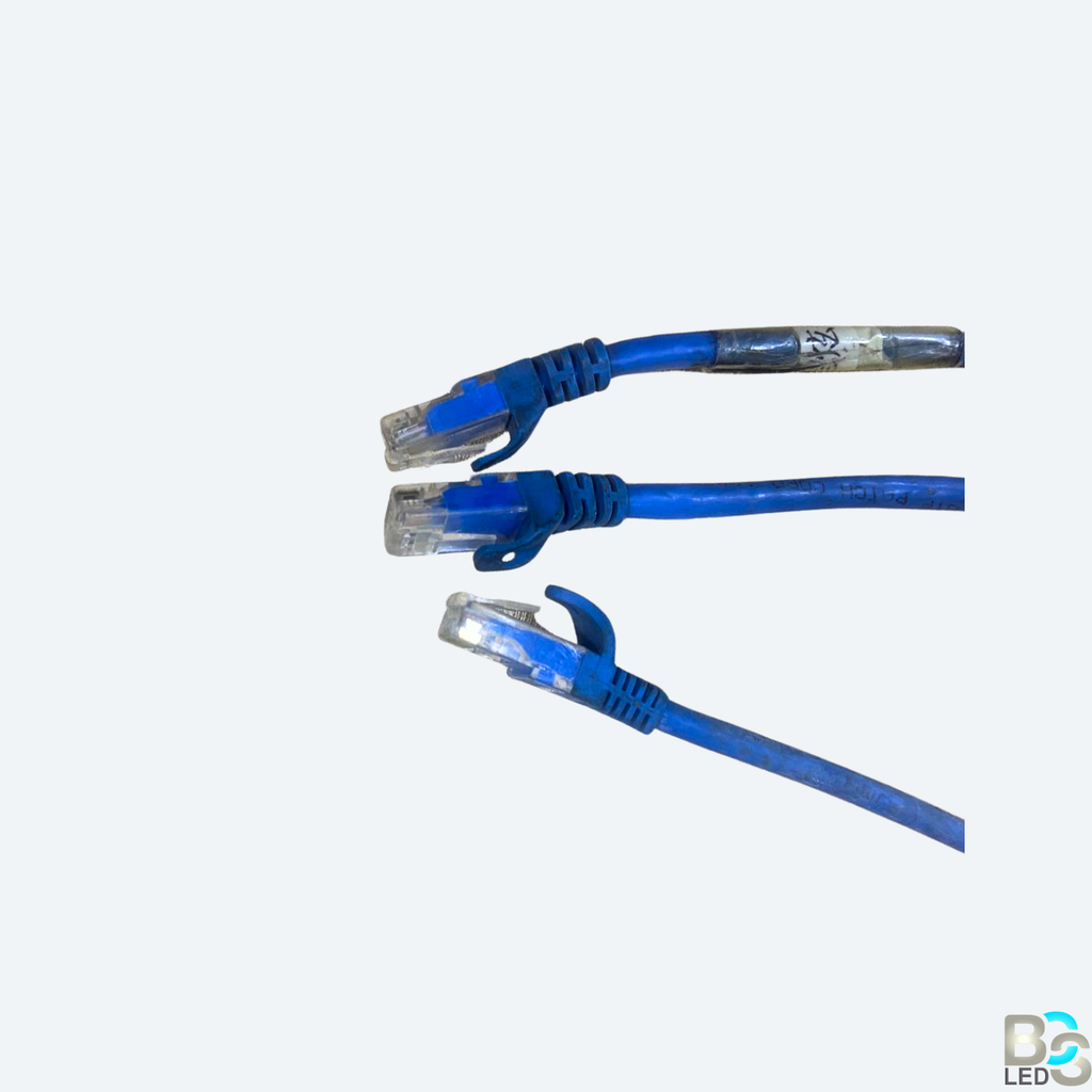 BCS LED Shield Series Signal Cable - Blue Cat5e UTP