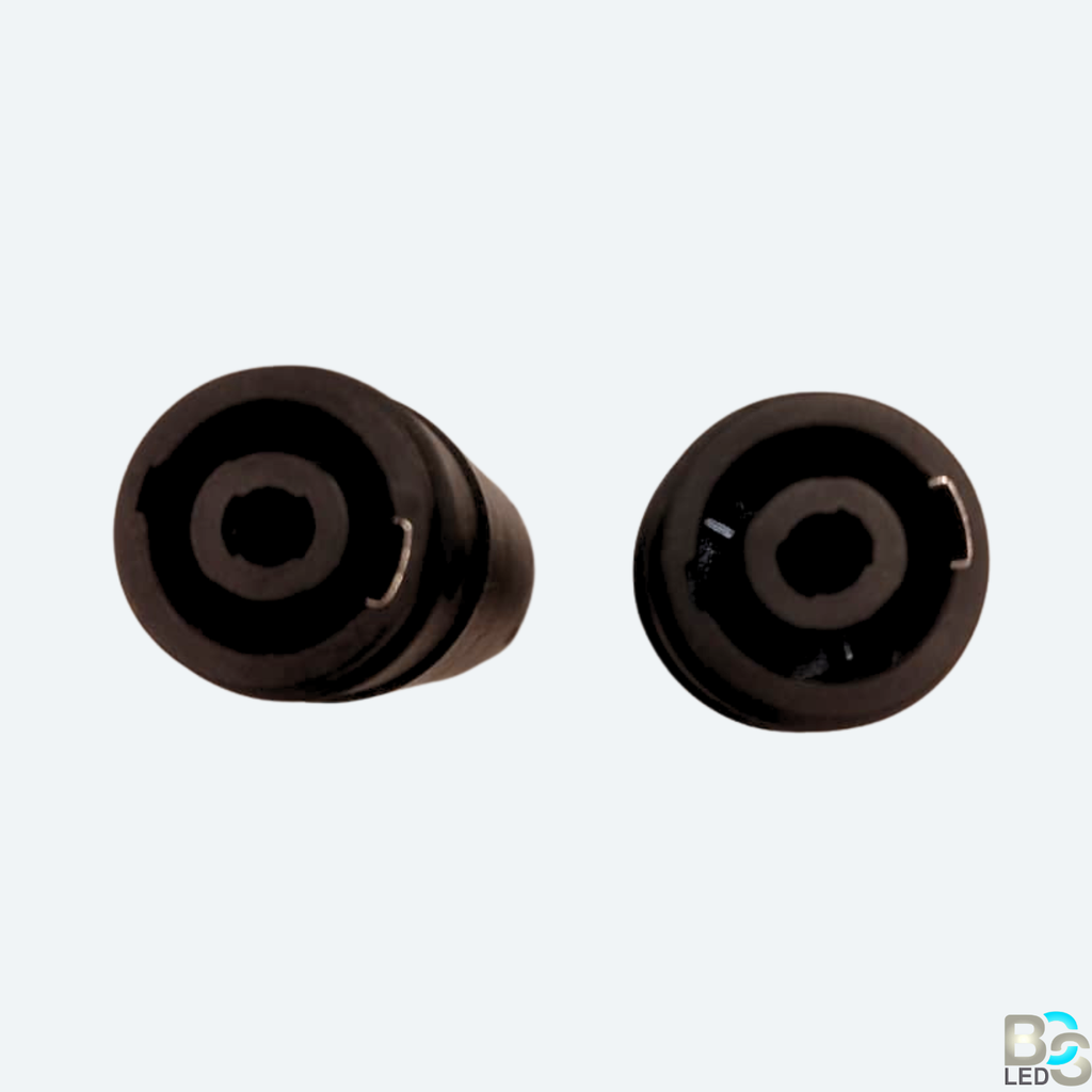BCS LED Professional Speakon Female to Female Coupler - 4-Pole Twist Lock Audio Extension Adapter Socket