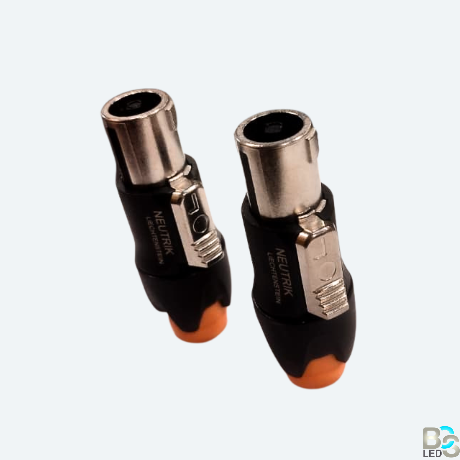 BCS LED Professional 20A Speakon Male Cable Connector - 4-Pole Twist Lock Audio Plug for PA Speakers, Amplifiers and Stage Monitors