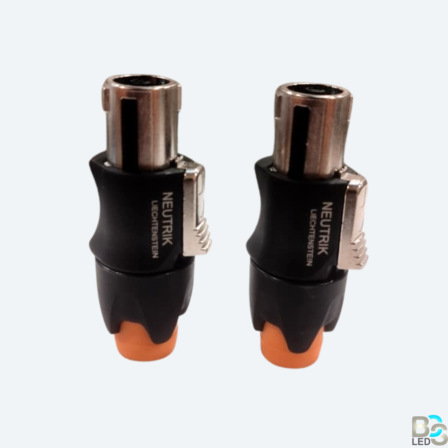 BCS LED Professional 20A Speakon Male Cable Connector - 4-Pole Twist Lock Audio Plug for PA Speakers, Amplifiers and Stage Monitors