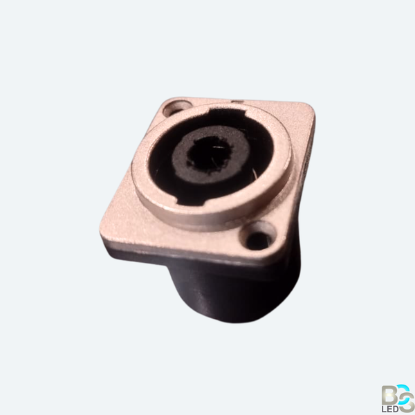 BCS LED Professional Speakon Female Connector - 4-Pole Twist Lock Audio Plug for PA Speakers, Amplifiers, and Stage Monitors 2