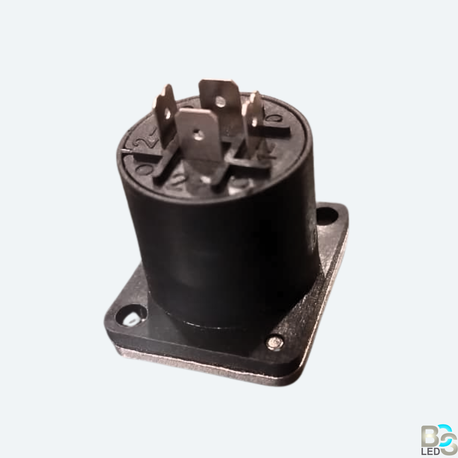 BCS LED Professional Speakon Female Connector - 4-Pole Twist Lock Audio Plug for PA Speakers, Amplifiers, and Stage Monitors